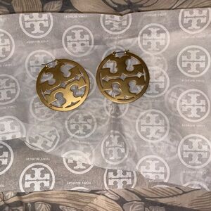 Tory Burch Gold Miller Hoops